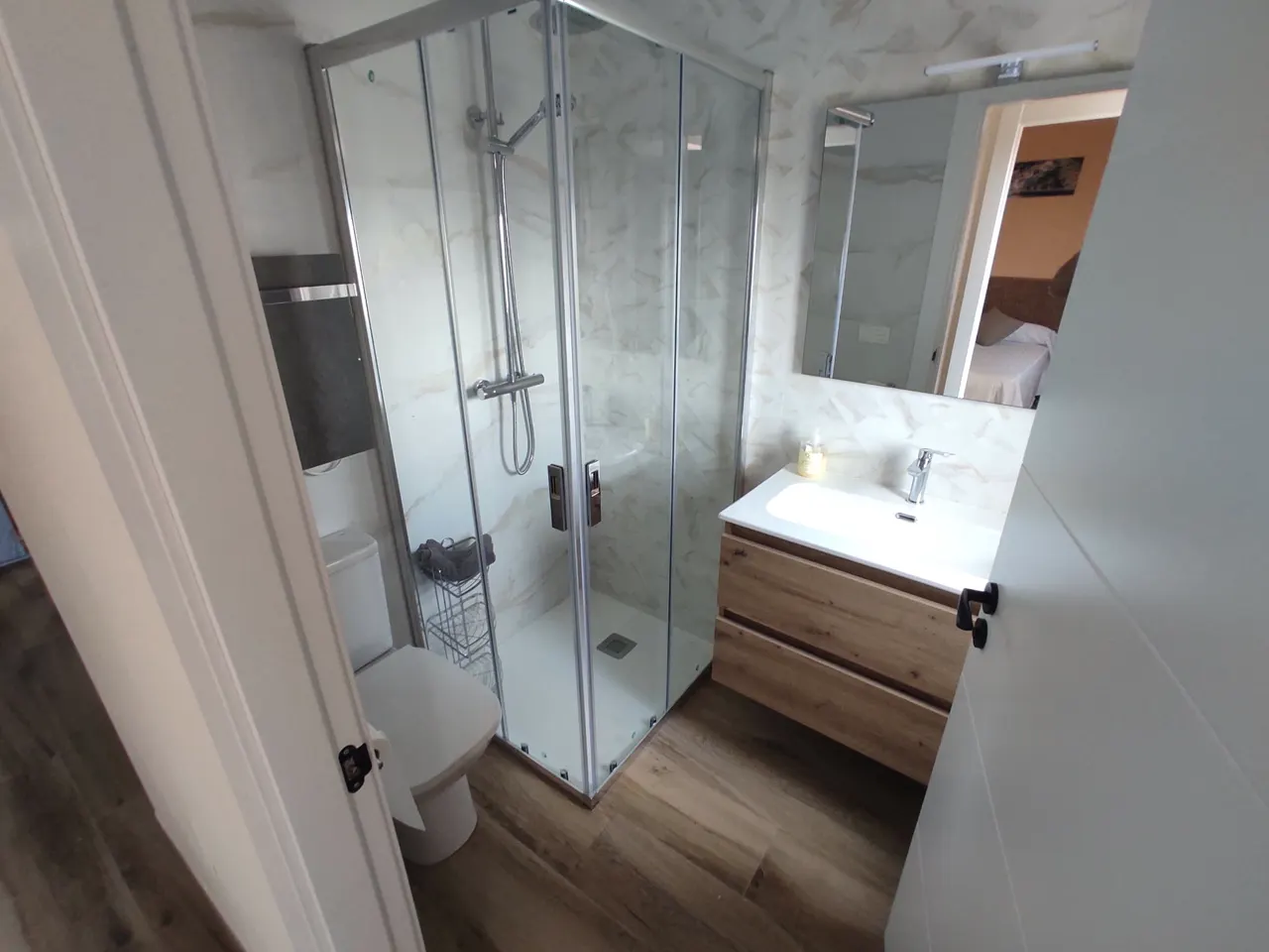 Ground-floor bathroom with shower